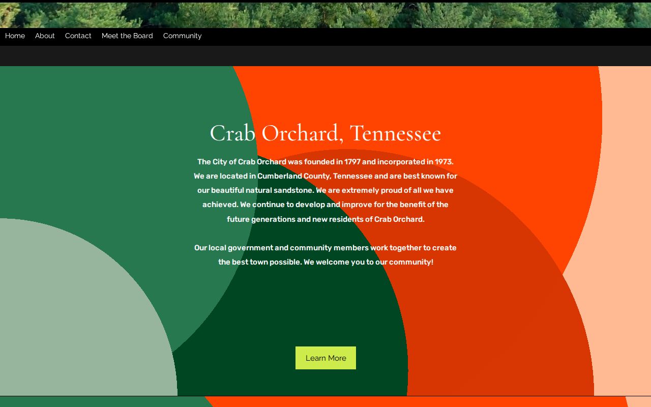 Official Crab Orchard history and about page